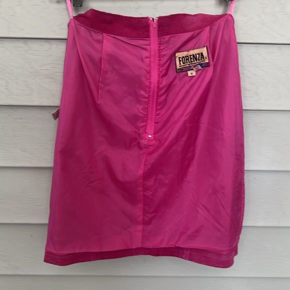 Vintage leather/ suede skirt size 6 - Picture 4 of 6